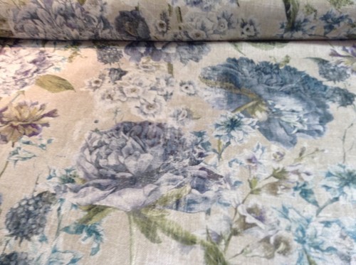 Linen fabric english country - english,