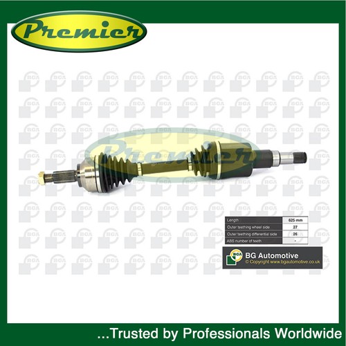 Premier front left driveshaft - left,