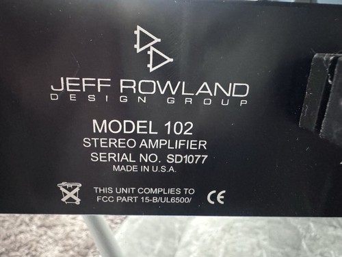 Jeff rowland model102 - jeff,