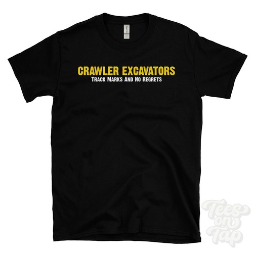 Crawler excavators track marks - excavators,