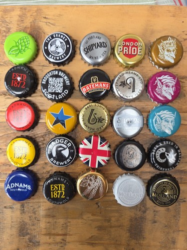 Ale bottle caps - 25,