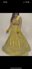 Lime Green Indian Lengha