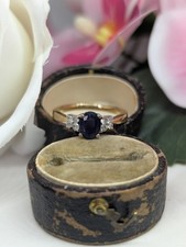 9ct Sapphire and Diamond Band