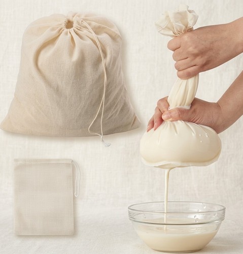 Reuseable muslin straining - reuseable,