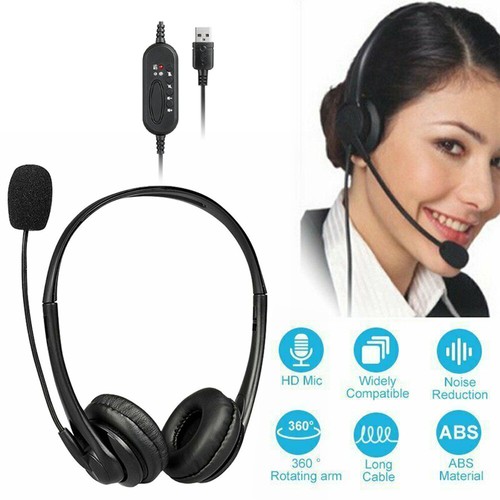 Usb headset headphones wired - usb,