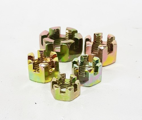 Set castle nuts 10mm - set,