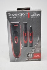 Remington The Works Hair Clipper Kit Precision Trimmer Nose & Ear Hair Trimmer