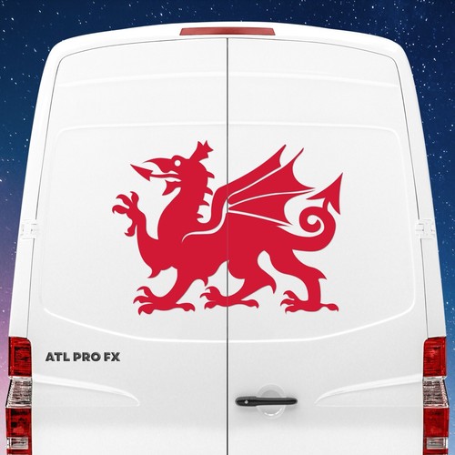 Xxl welsh dragon decal cymru - xxl,