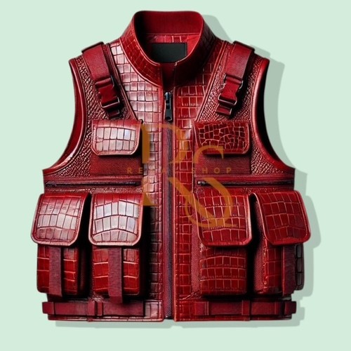 Men military style - men's, red