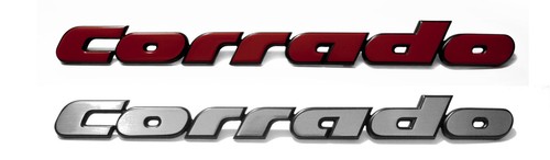 Corrado lettering emblem - vw,