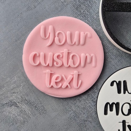 Personalised cupcake stamp