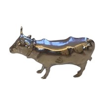 A RARE Solid Silver Bull Pill Box, London Import 1895 Maker BL (F2282)