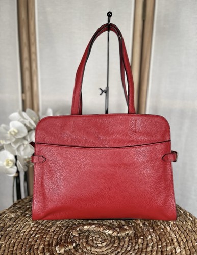 Hobbs red leather - , suede