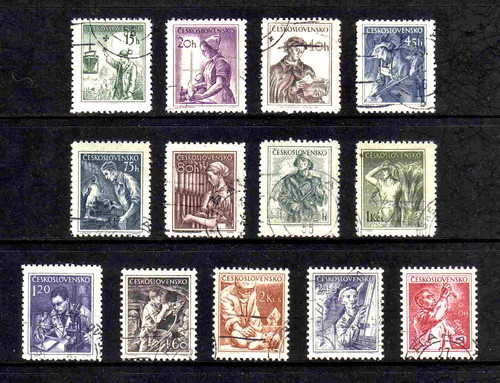 Czechoslovakia 1954 workers - czechoslovakia,