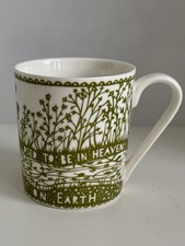 Rob Ryan Ceramic Coffee Mug “To Be In Heaven “ Green And White VGC