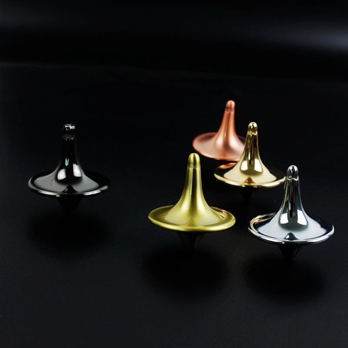 Metal spinning top silver - spinning,