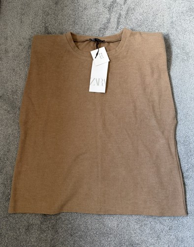Zara women brown - brown, crew