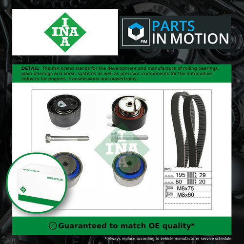 Timing belt kit - kit, fits