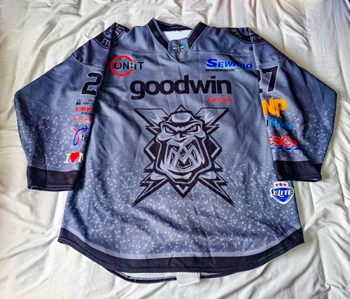 Manchester storm game worn ice - manchester,