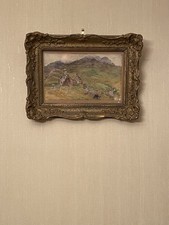 Original Watercolour Birth Place Of Rob Roy’s Wife By H.E Tidmarsh 1854-1939 F/G