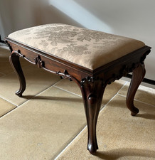 Antique Carved Rosewood Piano Stool Excellent Condition