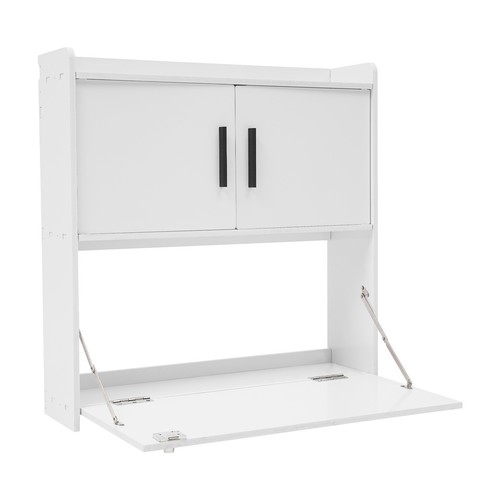 Wall mounted desk cabinet - wall,