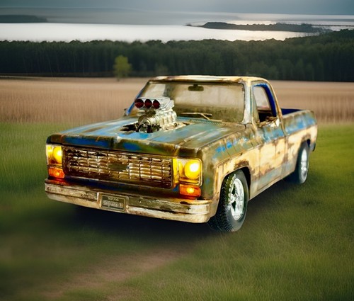 Weathered 1974 chevrolet 10 - 1974,