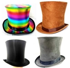 Top Hat Bell Hat Fancy Dress Halloween Wedding Steampunk Costume Accessory Lot