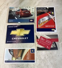 Chevrolet Lacetti Book Pack, Instruction Manual, Operators Book