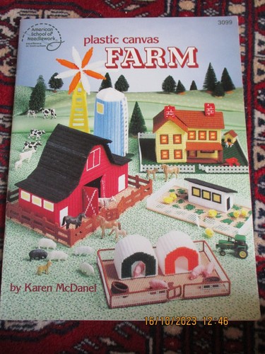 Plastic canvas farm - plastic, charts