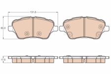 GDB1959 TRW Brake Pad Set