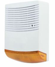 Dummy Burglar Alarm Box Battery Powered Dummy Alarm Siren Orange Flashing LED