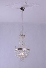 Chandelier crystal Empire Vintage candelabrum lustre Marie Therese Ceiling Light