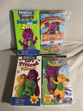 Barney VHS Lot White Tapes 90s