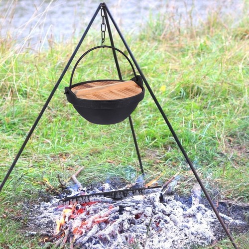 Set black cast iron - 1, camping