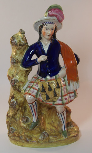 Antique staffordshire - antique, 3/4"