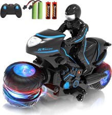 RC Stunt Motorcycle Car, 360°