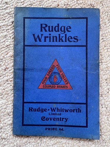 Rudge wrinkles 1928 take - wrinkles,
