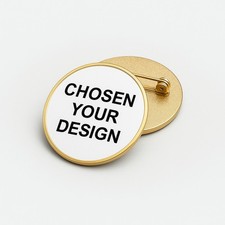 Custom Round  Pin Badge Design