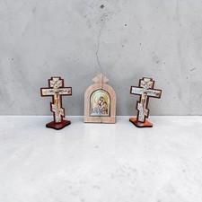 3 Item Orthodox Icon “Altar