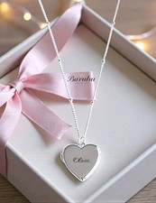 Silver Locket Engraved