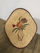 Vintage Straw Storage Box