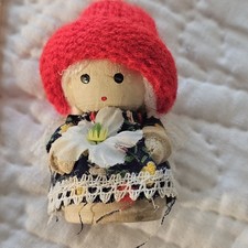 Vintage swedish style doll - swedish,