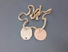 WW2 army dog tags x 2