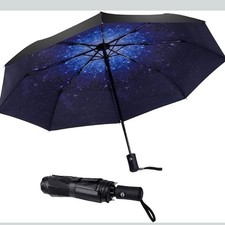 Starry Compact Travel Umbrella