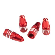 Car Tire Valves Cap Stem Metal Accessories Bullet Aluminum Cover Replacement Kit