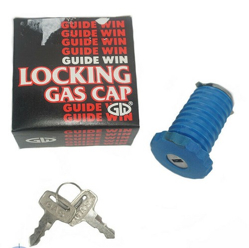 Fuel tank cap lockable blue - tank,