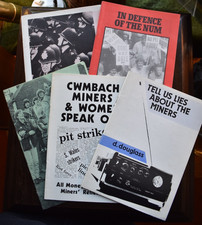 5 x Miners Strike Booklets Cwmbach Miners Women's Support Defence Of The NUM etc