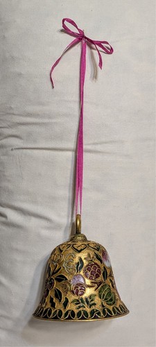 Cloisonne bell with fruit