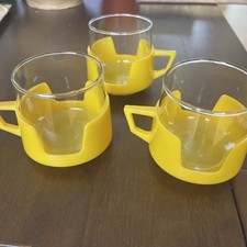 x3 JAJ Pyrex England Drinkups